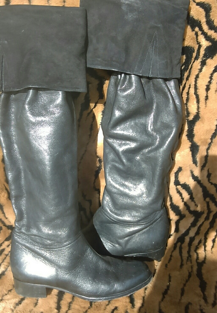 Jimmy Choo Over knee leather riding boots